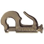 Swedish Brass Piston Jib Hank #0 Knock-On (44mm) | Blackburn Marine Sail Hardware